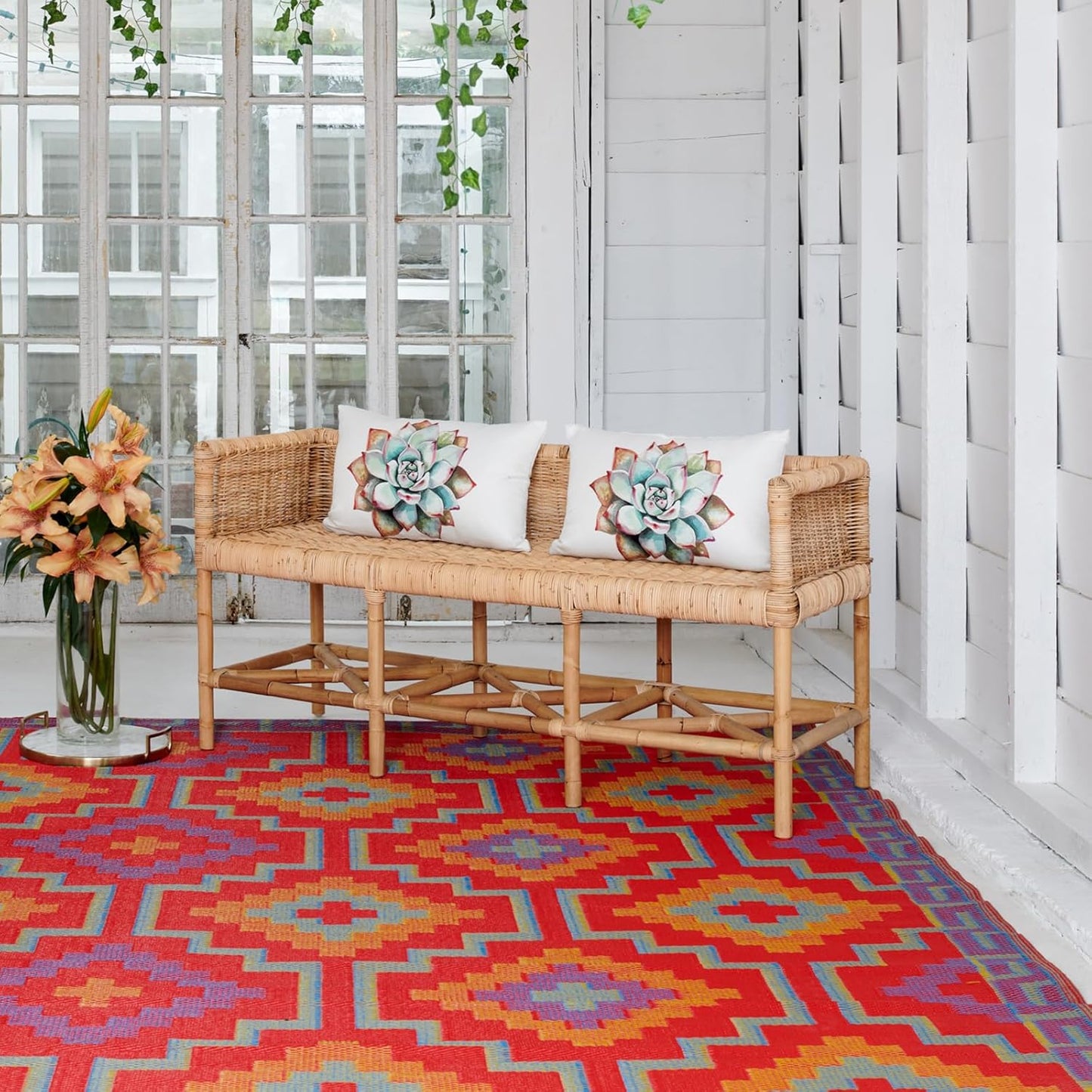 Fab Habitat Outdoor Rug - Waterproof, Fade Resistant & Stylish