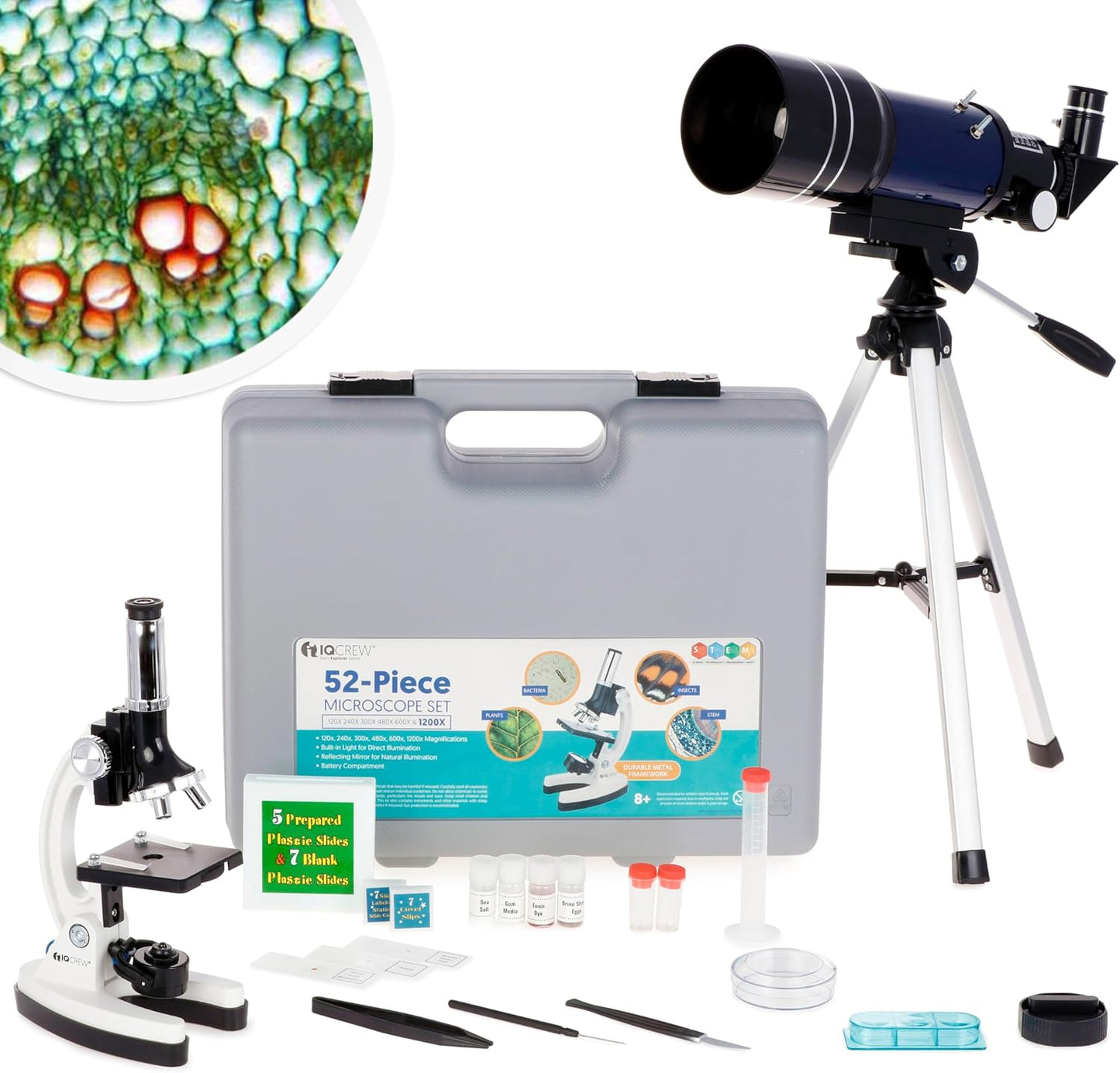 Kids Microscope and Telescope Bundle for Young Scientists