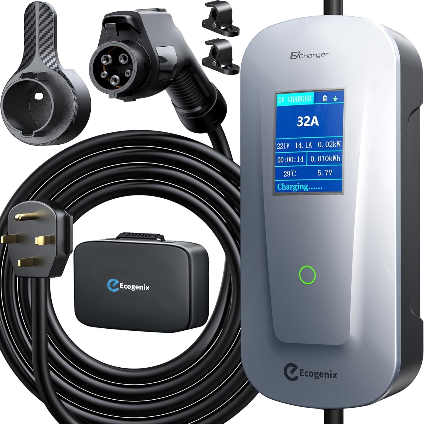 Fast-Charge Any EV Anywhere: Ecogenix Portable 32Amp Charger