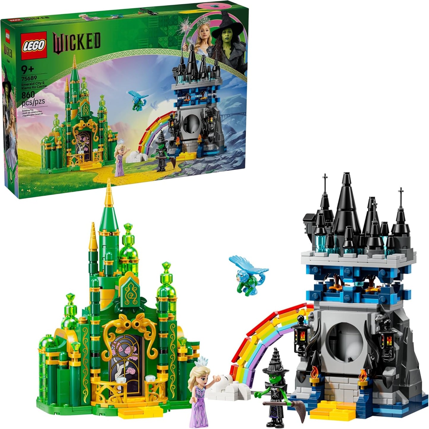 LEGO Wicked Emerald City & Kiamo Ko Castle Building Toy Set