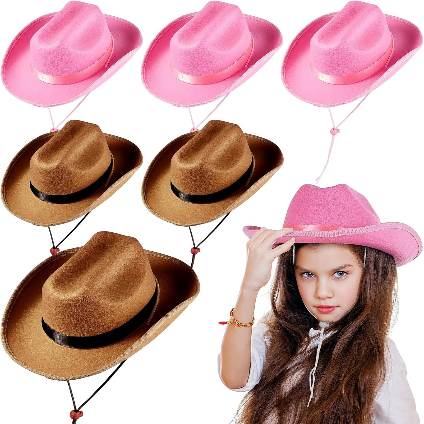 Hercicy Halloween Kids Cowboy Hat for Fun Dress Up Parties