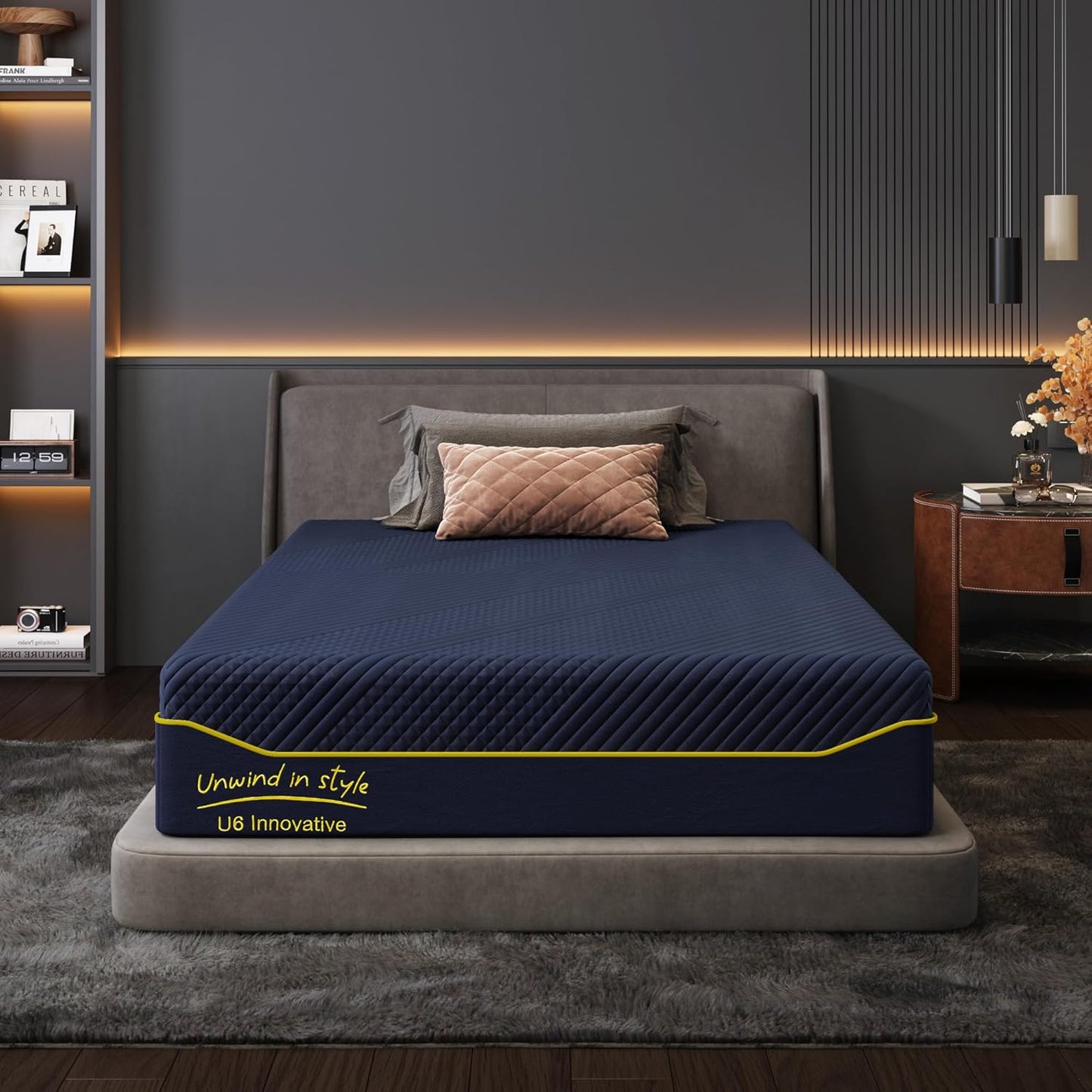Full Mattress 12 Inch Memory Foam with Green Tea Cooling Gel