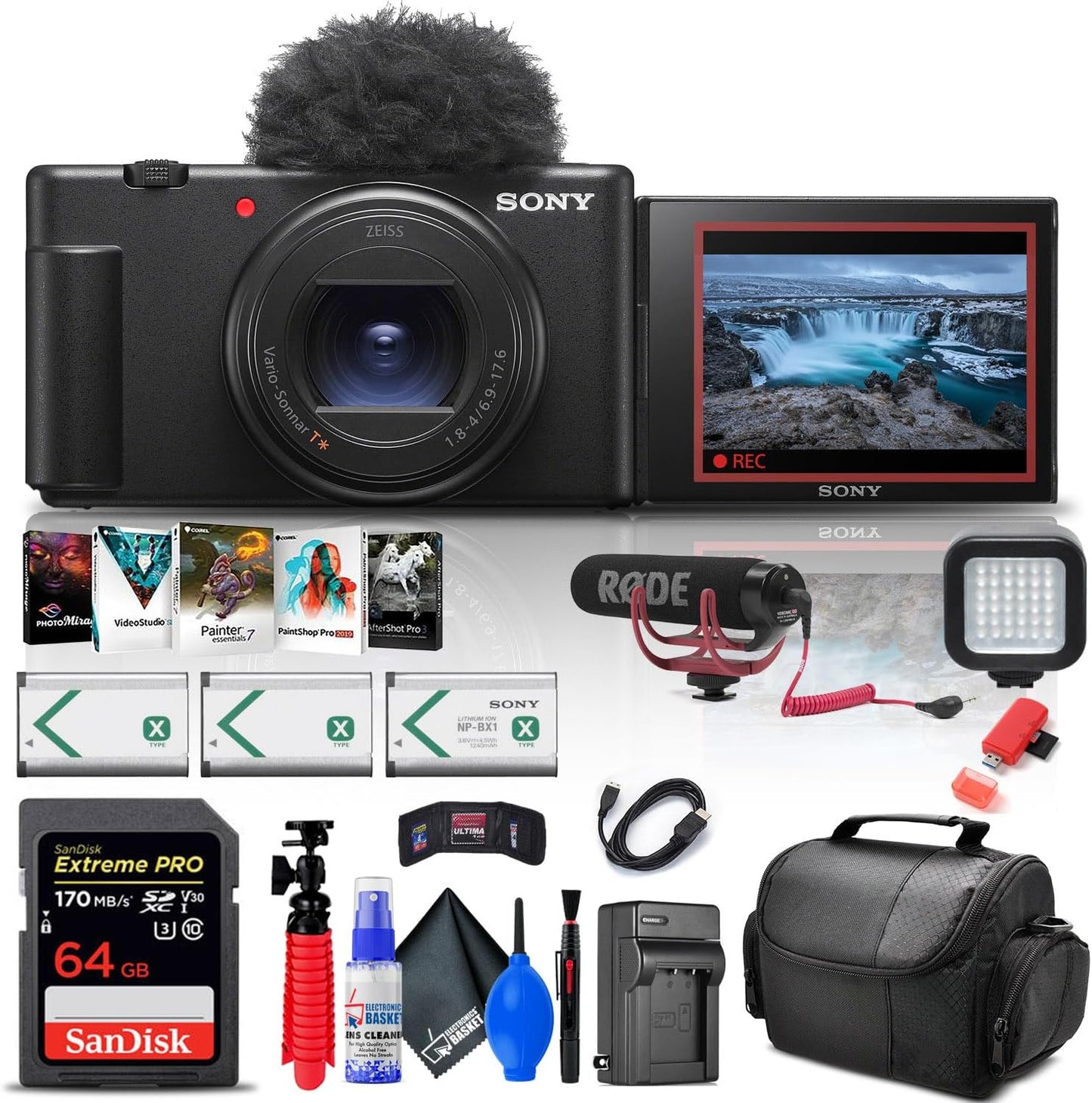 Sony ZV-1 II Vlog Camera Bundle for Creators and Vloggers