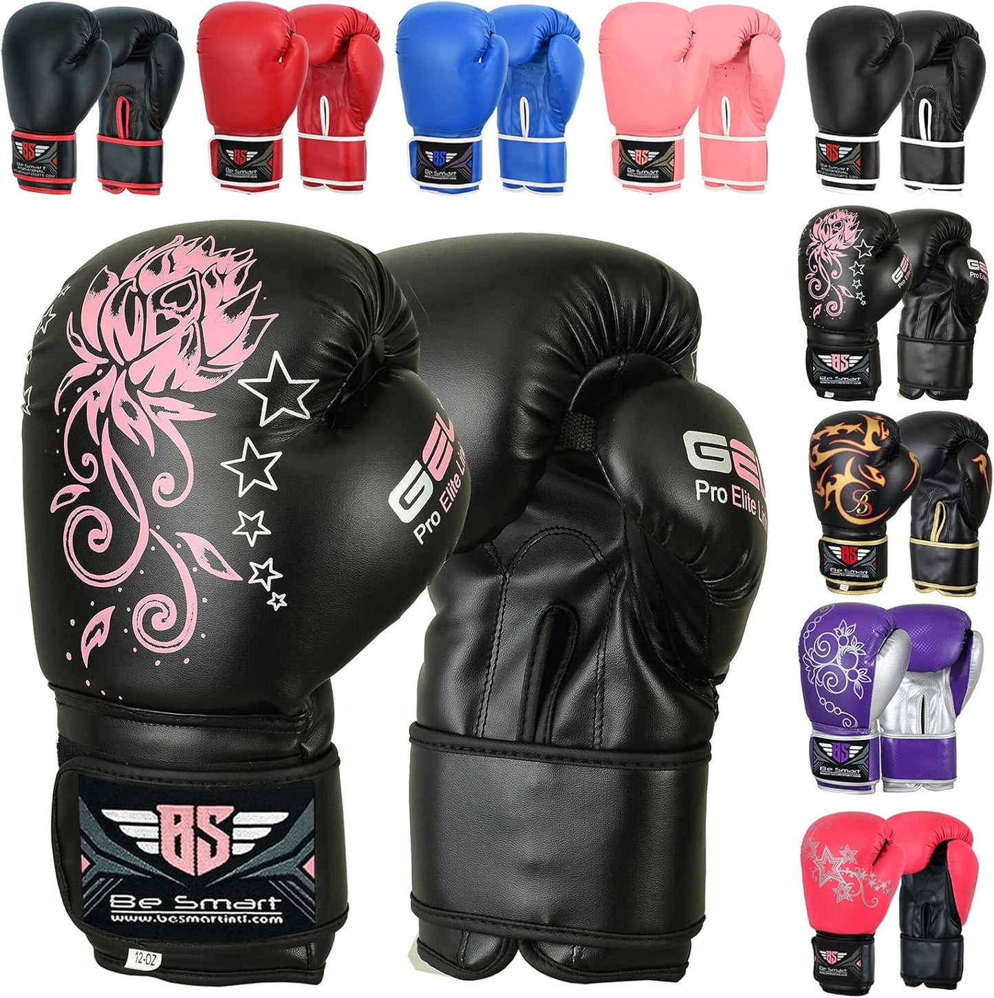 BeSmart Kids Boxing Gloves: Youth Training 4-12 Years