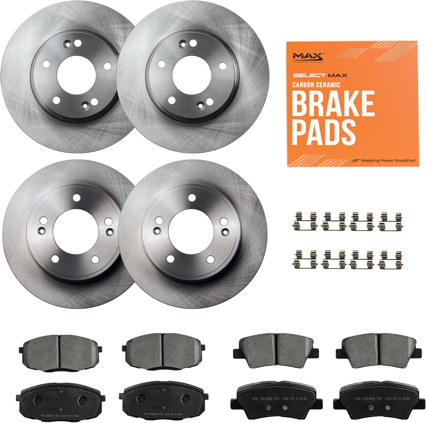 Max Advanced Brakes ValueMAX Brake Kit for Kia Soul & Hyundai Kona