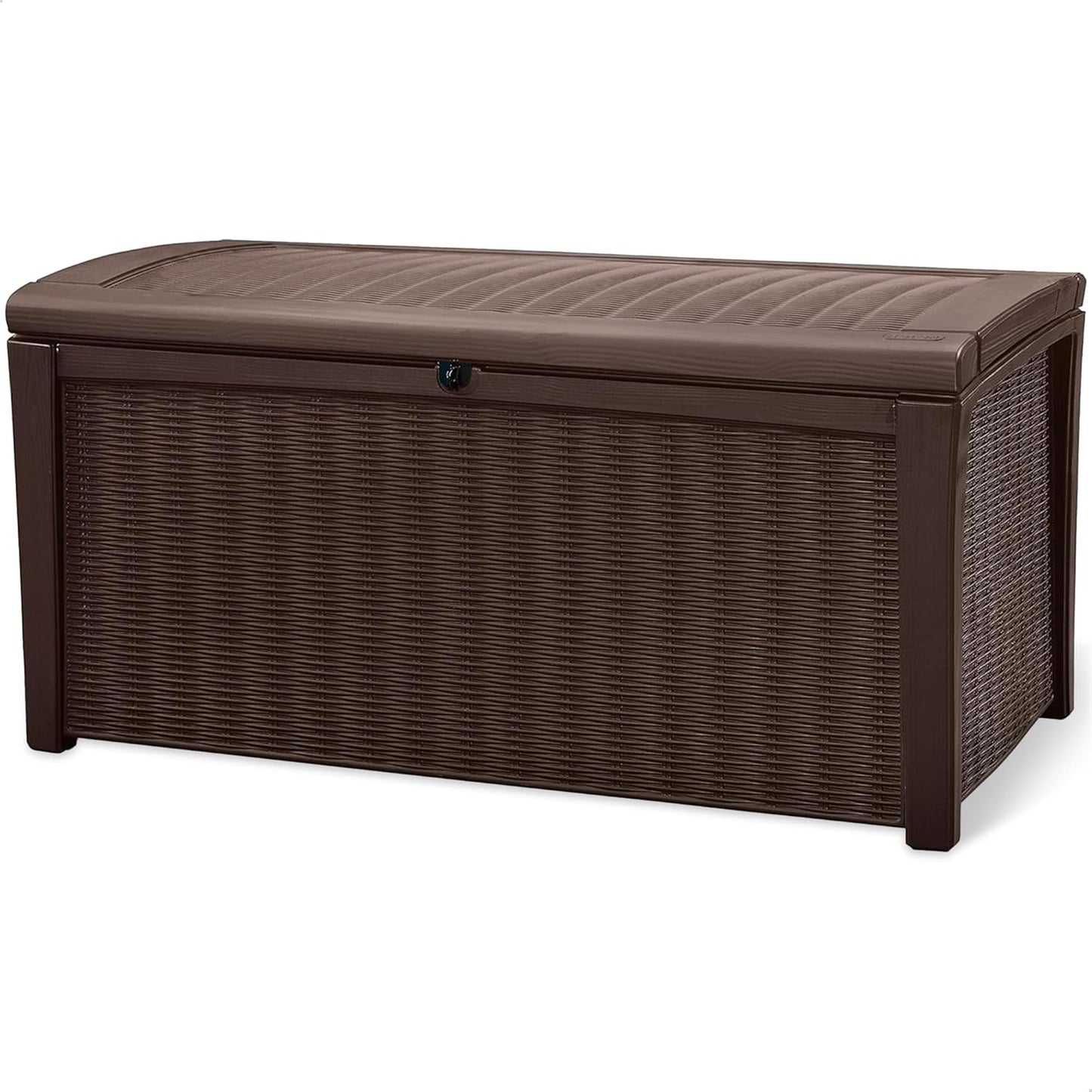 Keter Borneo 110 Gallon Resin Deck Box for Outdoor Storage