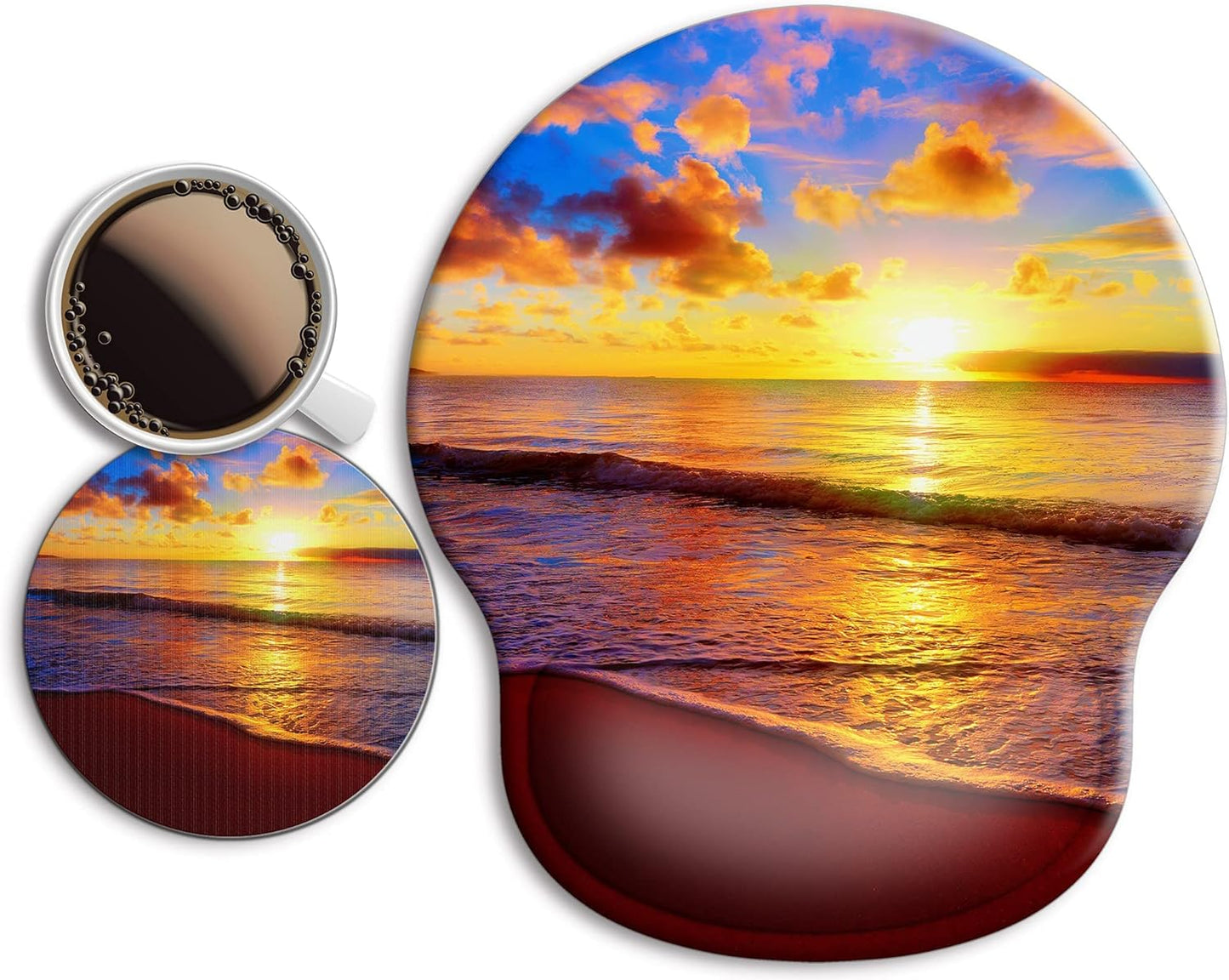 Ergonomic Gel Wrist Support Mouse Pad - Pain Relief