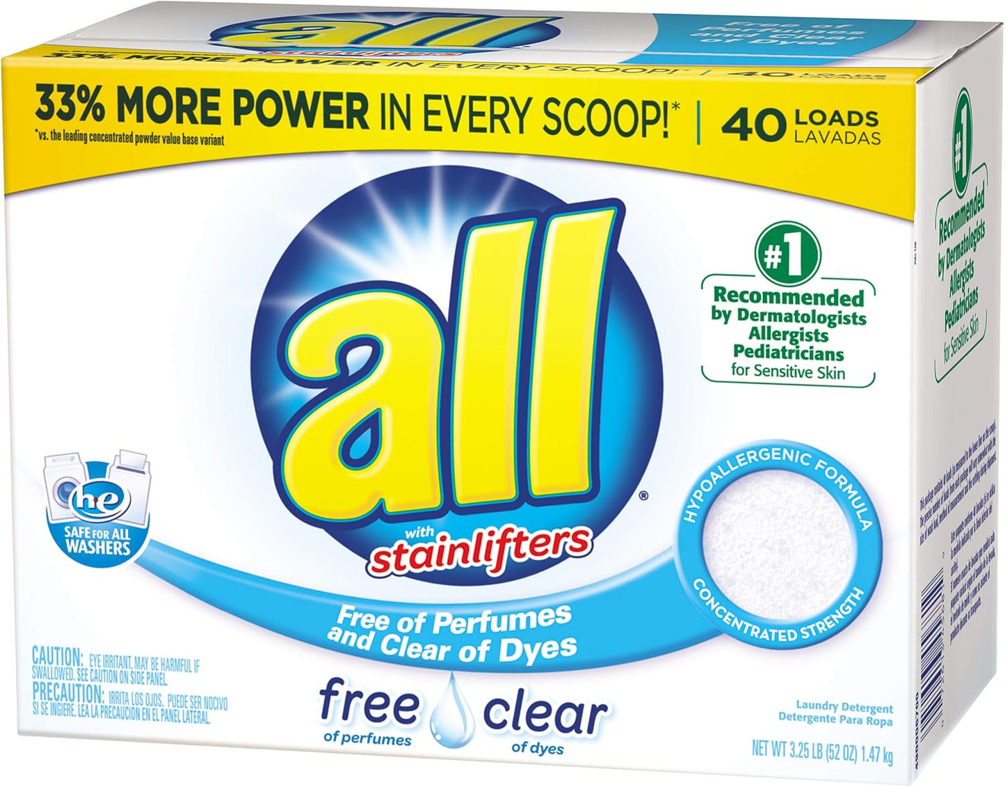 Stain-free Power: All 52 Oz All-Purpose Detergent