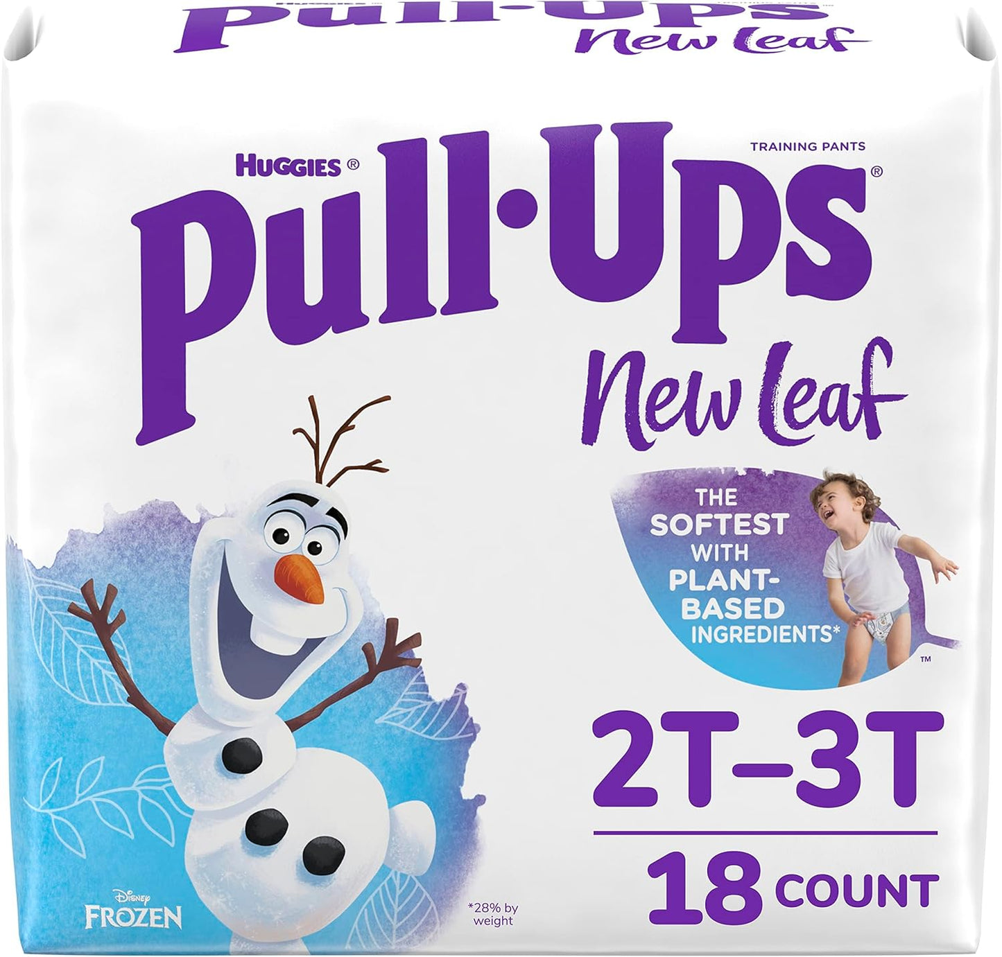 Disney Frozen Pull-Ups 2T-3T Boys' Training Pants, 18 Ct