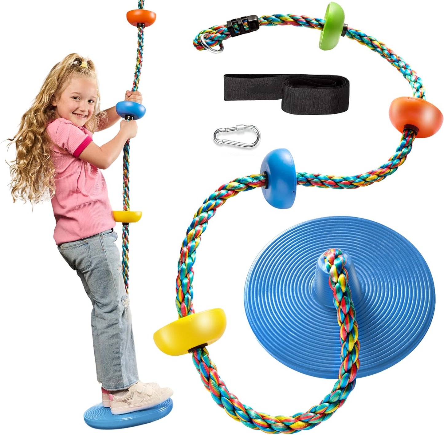 Jungle Gym Kingdom Tree Swing for Kids - Fun Outdoor Playset