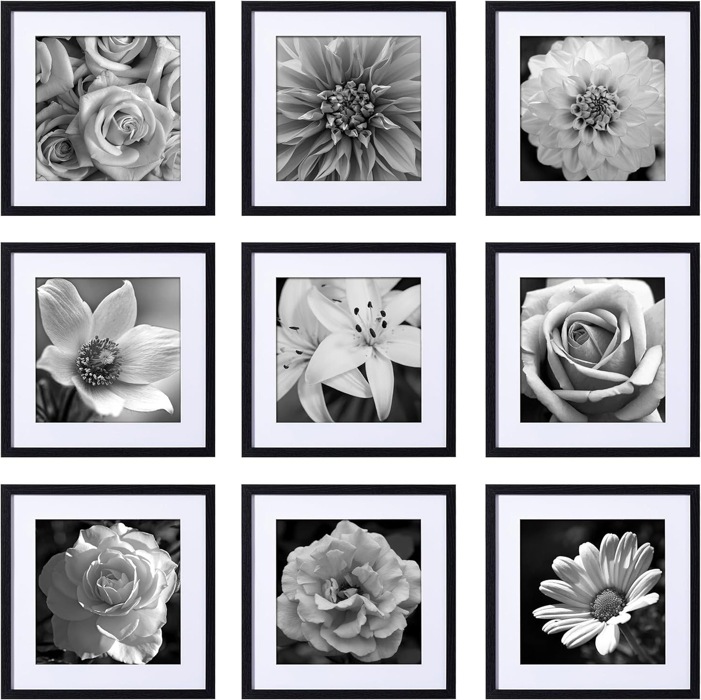 eletecpro 20x20 Picture Frames Set of 9 for Stunning Decor