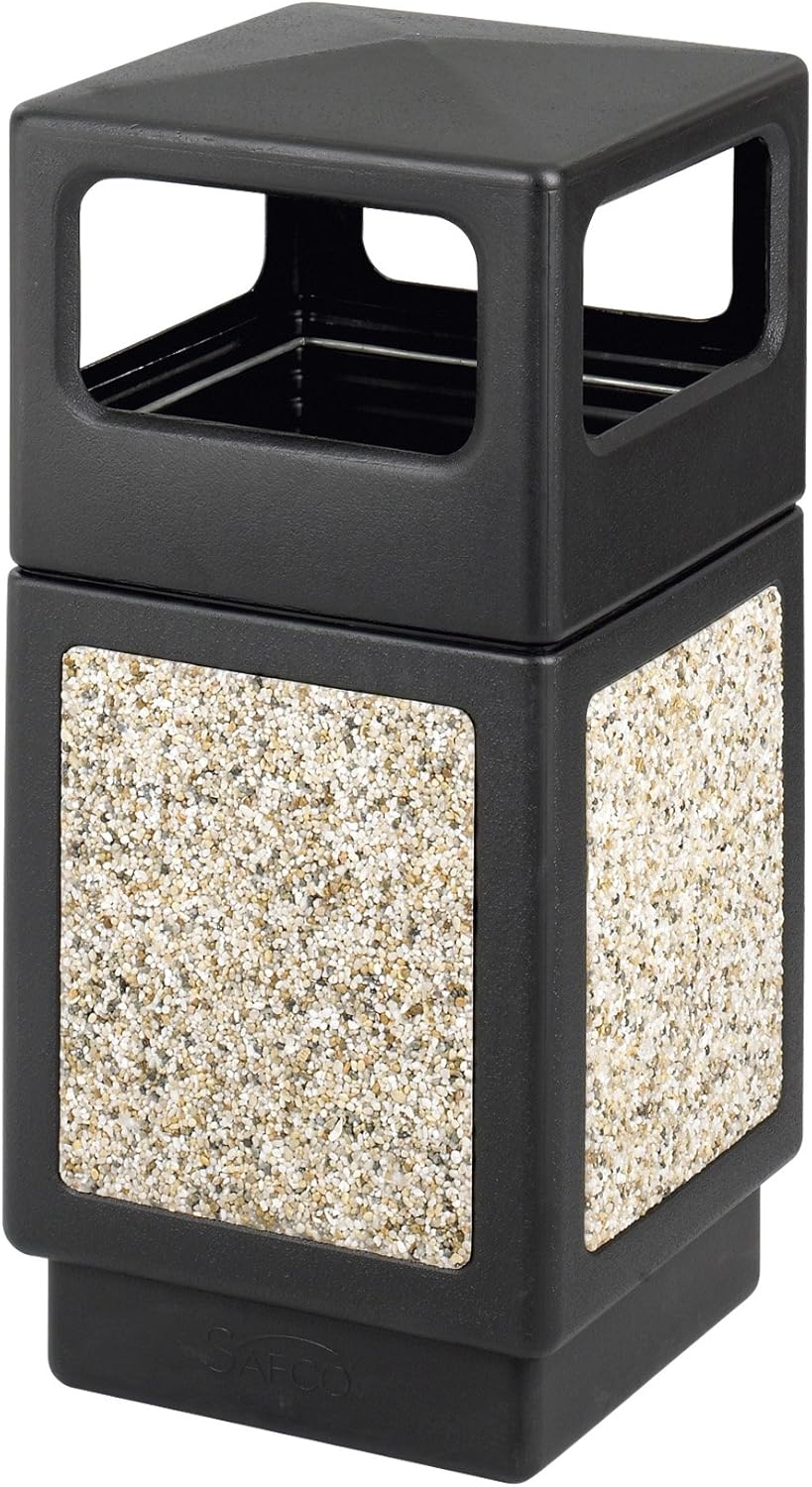 Safco Canmeleon Trash Can for Indoor and Outdoor Use