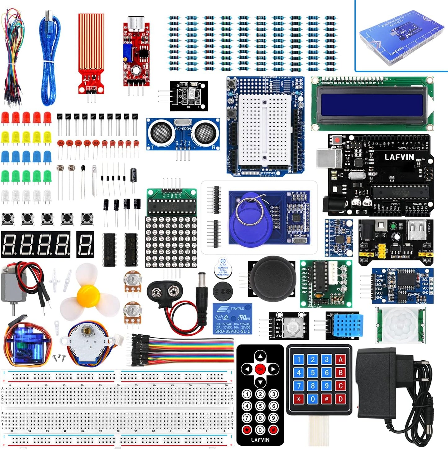 LAFVIN Ultimate Starter Kit for Arduino IDE with R3 Board