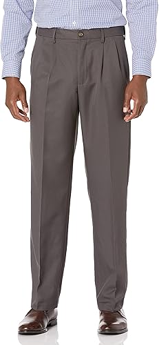 Men's Classic-Fit Expandable-Waist Pleated Dress Pant Review