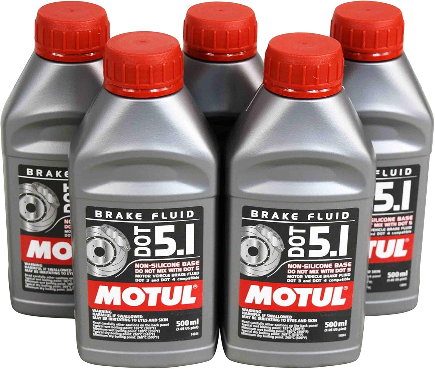 Motul 100% Synthetic Brake Fluid DOT 5.1 for Optimal Performance