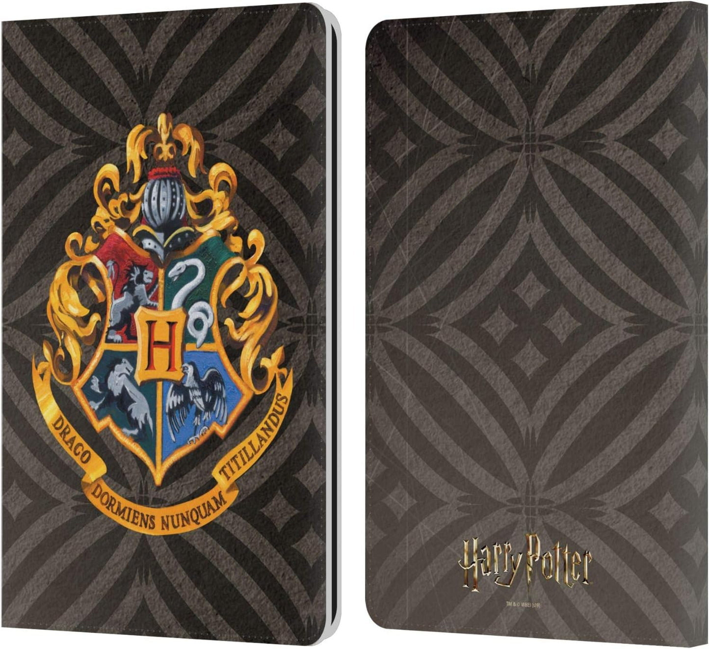 Harry Potter Hogwarts Crest Leather Wallet Case for Kindle