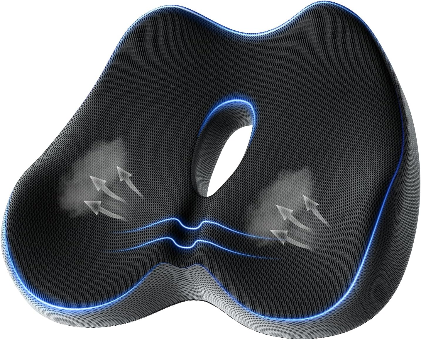 Benazcap Memory Foam Office Chair Cushion for Pain Relief