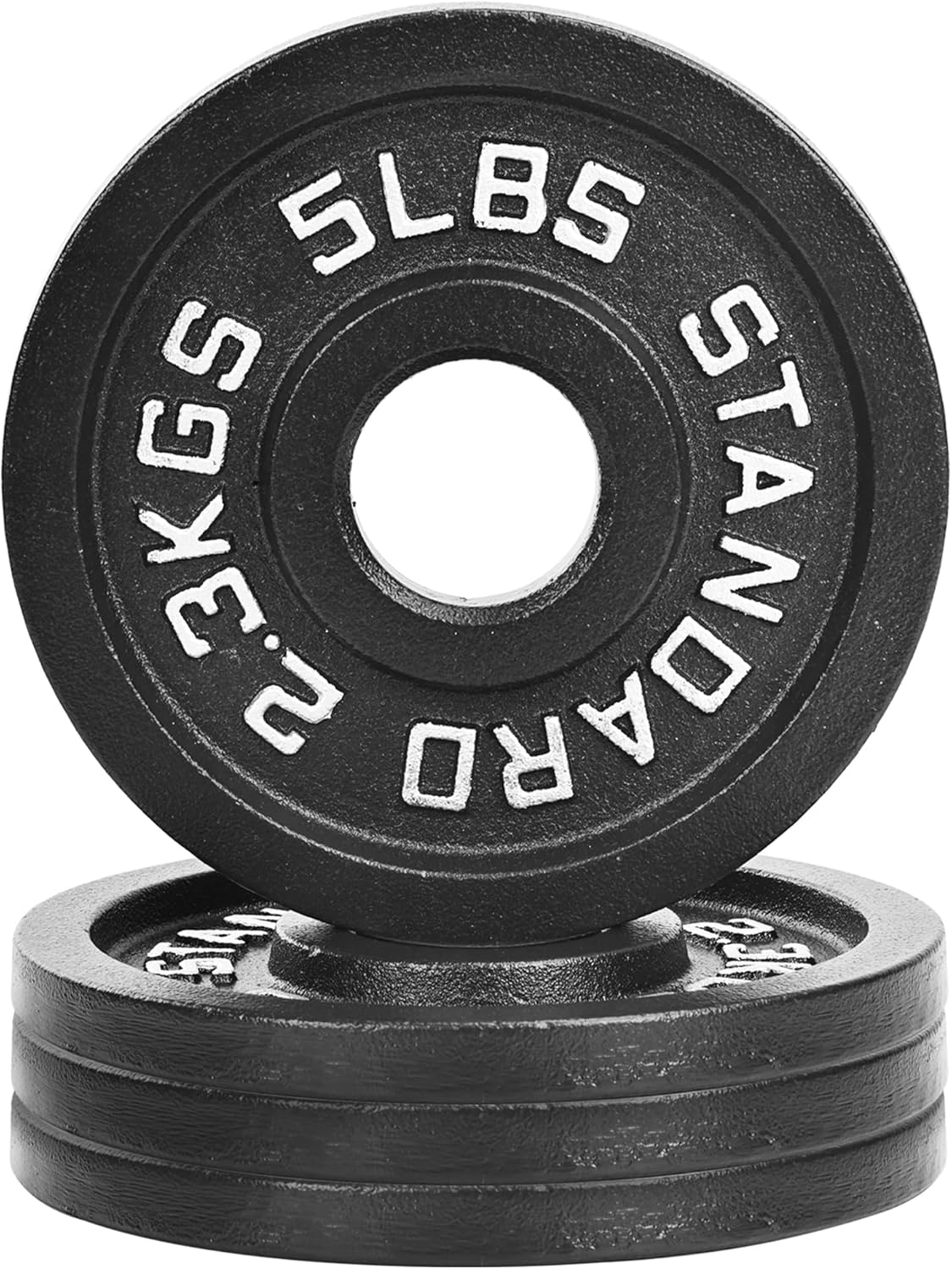 2-Inch Olympic Cast Iron Weight Plate for Home Gym Exercise