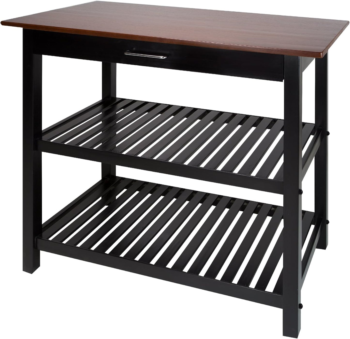 Solid American Hardwood Top Kitchen Island