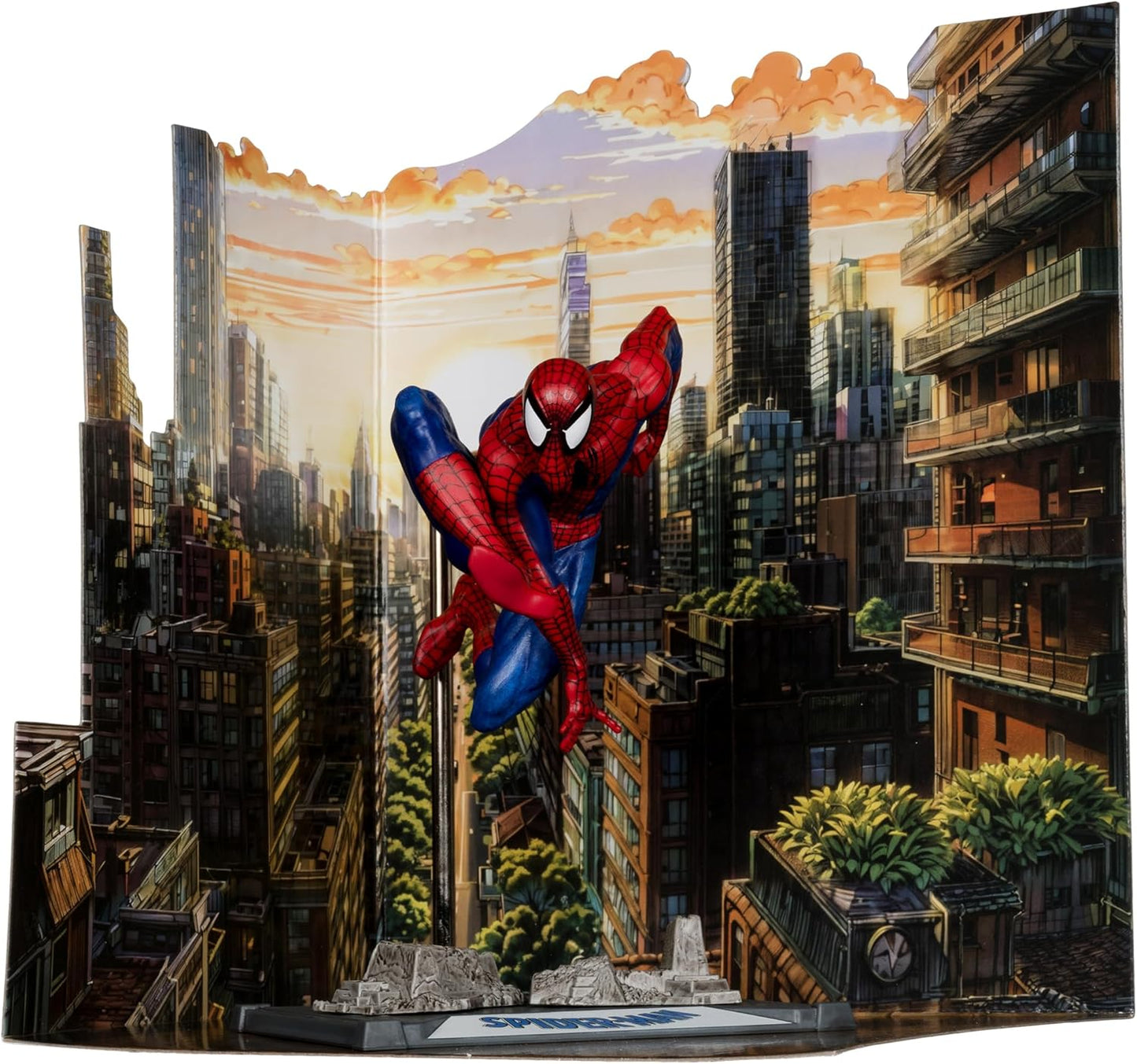 Marvel Spider-Man Pose Figure - 1:10 Scale Scene!