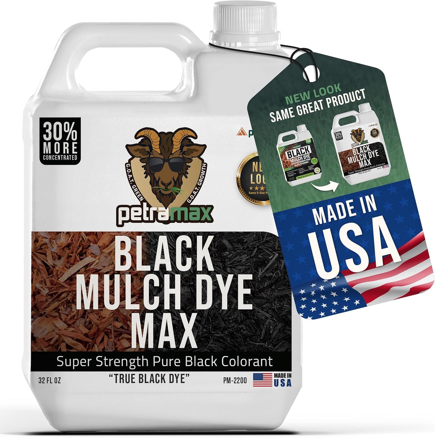 Petra Black Mulch Dye Spray for Refreshing Fading Landscape