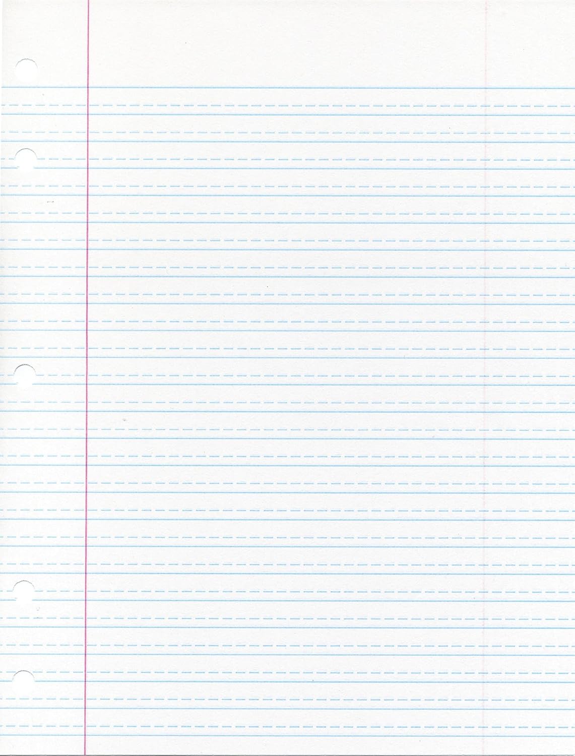 School Smart Cursive Ruled Notebook Paper - 8x10.5 - 500 Sheets