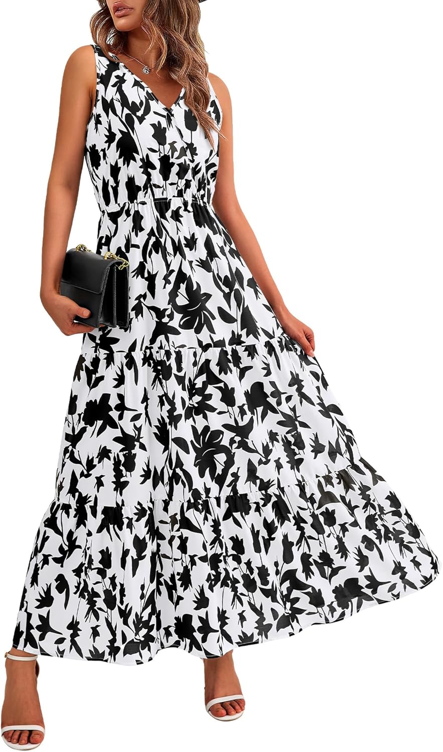 Elegant Floral Maxi Dress for Women - Perfect Summer Attire