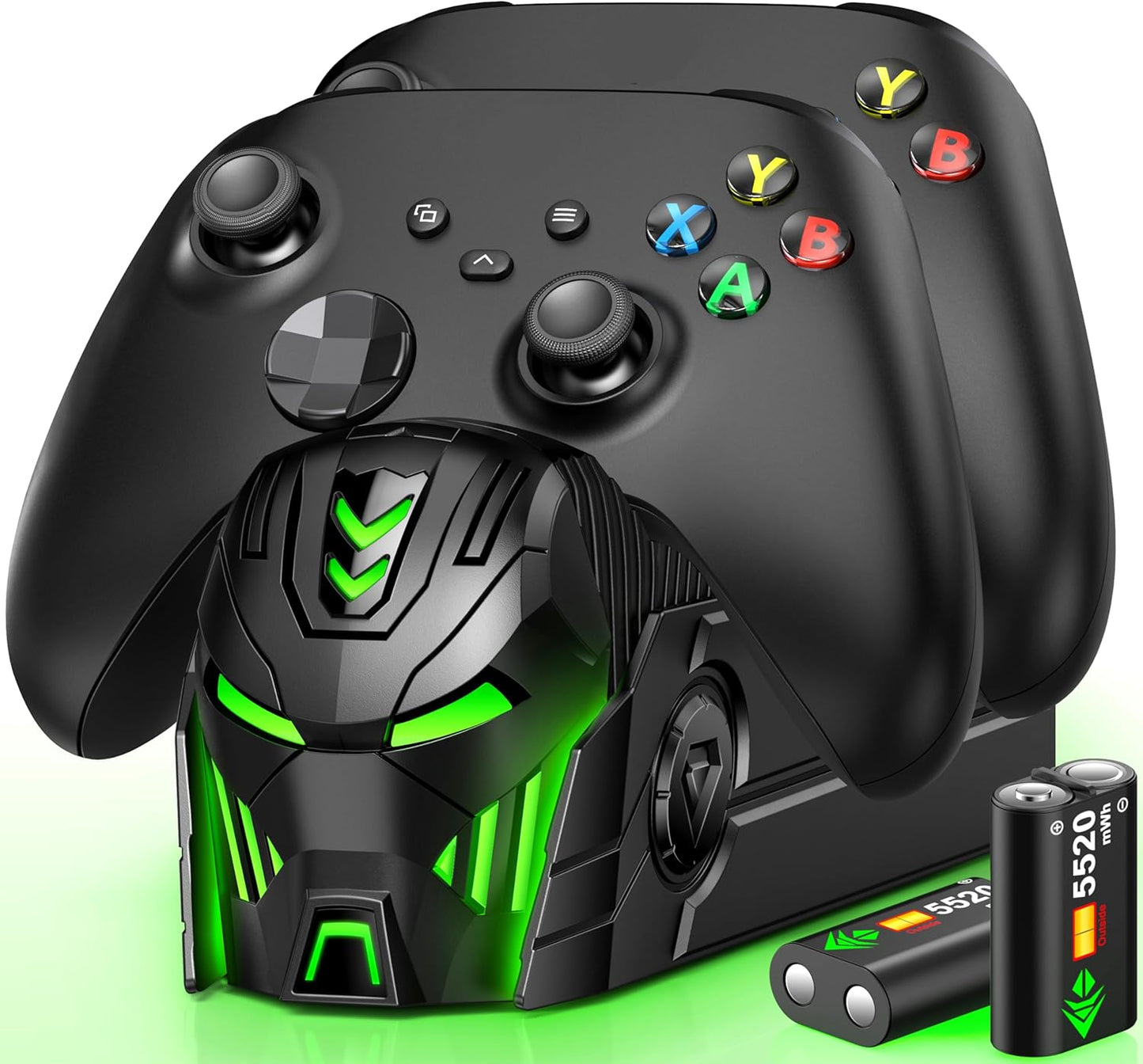 Charger Station for Xbox Controllers with Dual Battery Pack