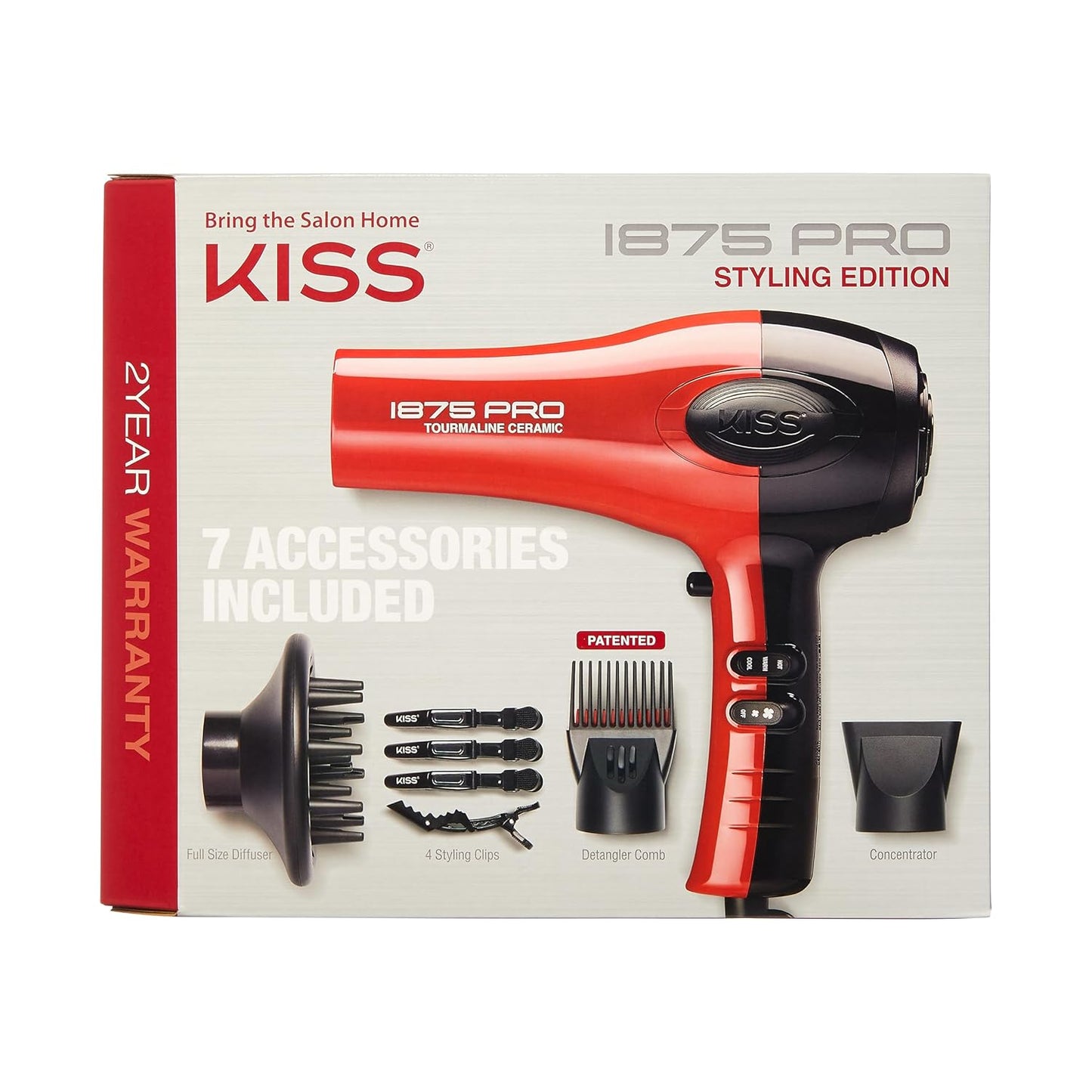 KISS Pro Hair Dryer: Fast Drying with Multiple Settings