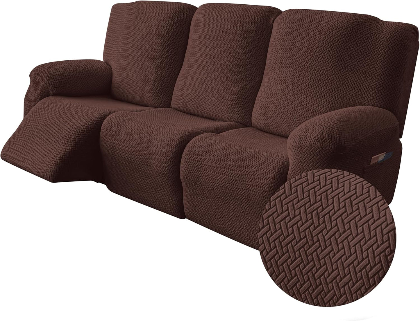 Genina Recliner Sofa Covers - Stretch Couch Covers for Protection