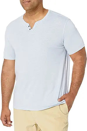 Lucky Brand Men's Venice Burnout Notch Neck Tee Shirt Review