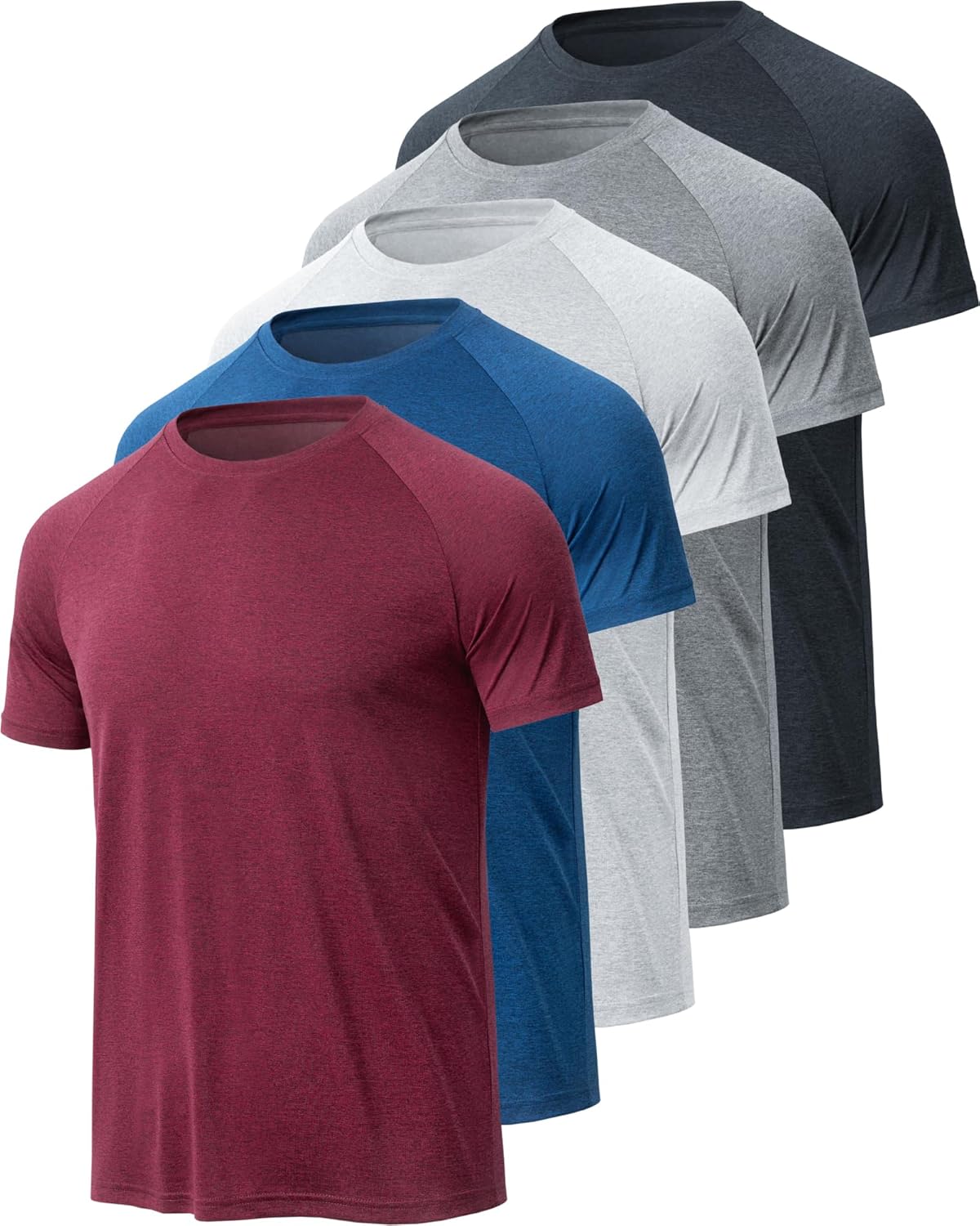 Moisture Wicking Workout Shirts for Men by BALENNZ - Quick Dry