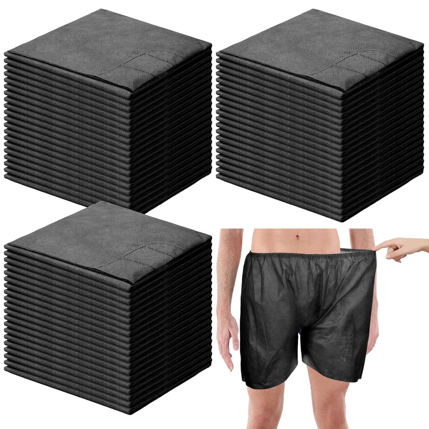 100 Pcs Disposable Exam Shorts for Comfortable Medical Wear