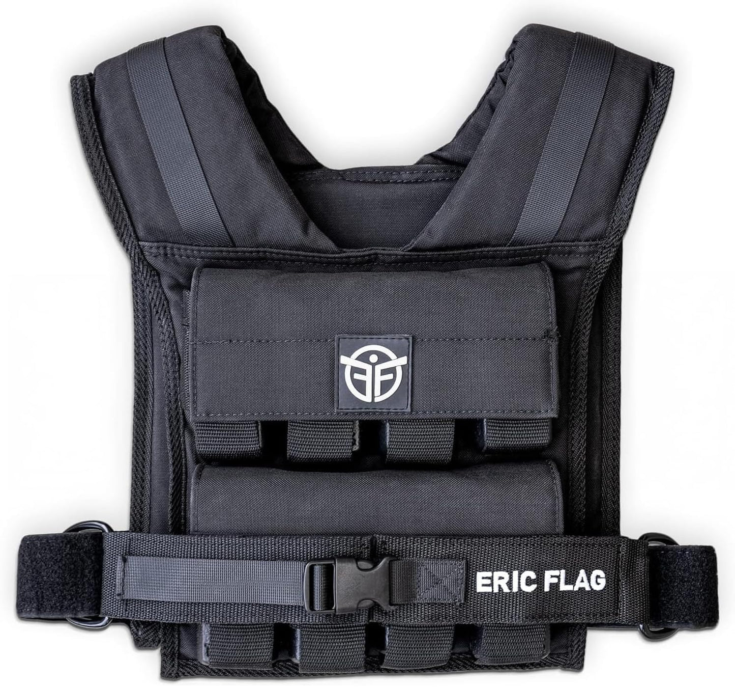 40 lb Adjustable Weighted Vest for Men & Women - Heavy-Duty Design