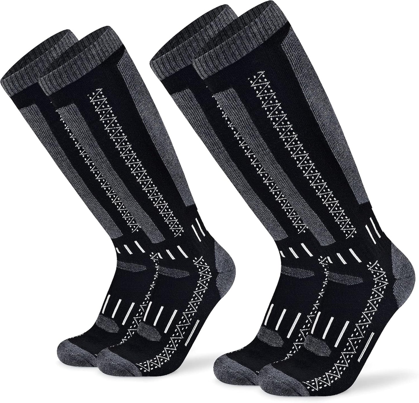 Warm Merino Ski Socks for Cold Weather Fun