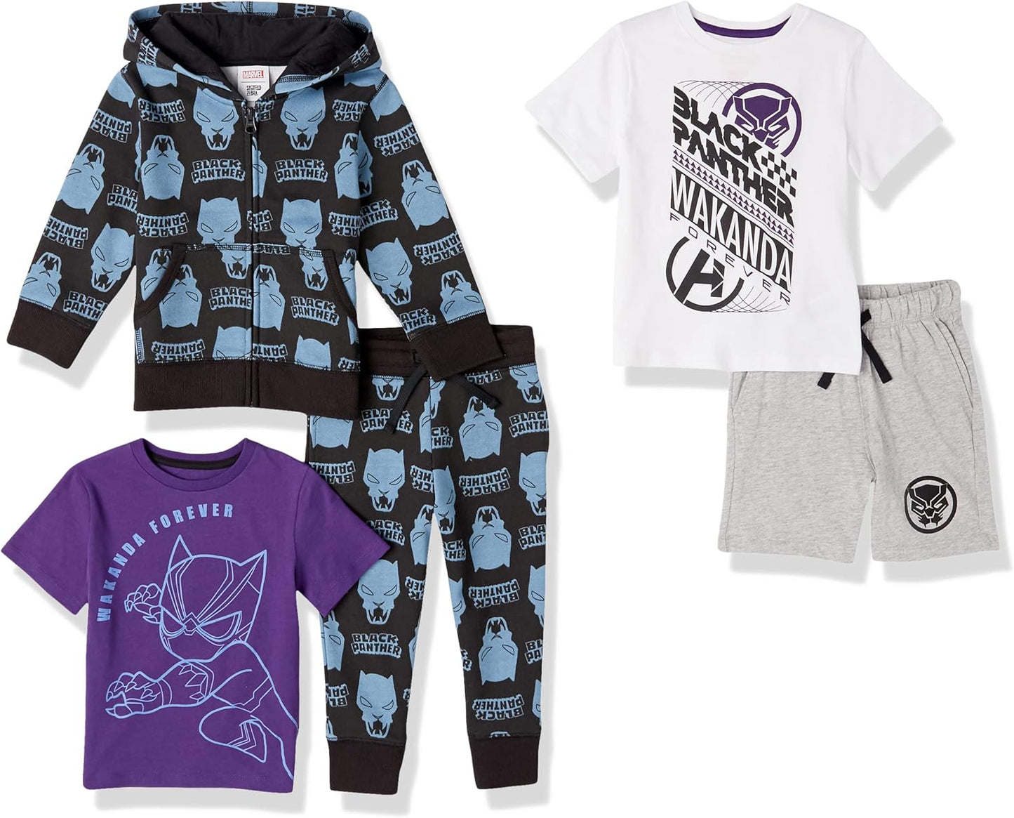 Disney Marvel Star Wars Boys Outfit Sets for Toddlers Pack of 5