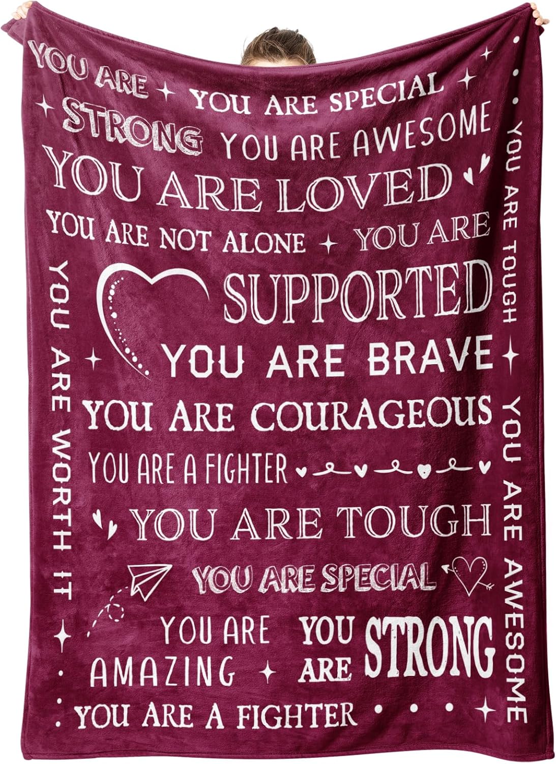 SteadStyle Get Well Blanket - Inspirational Gifts for Recovery