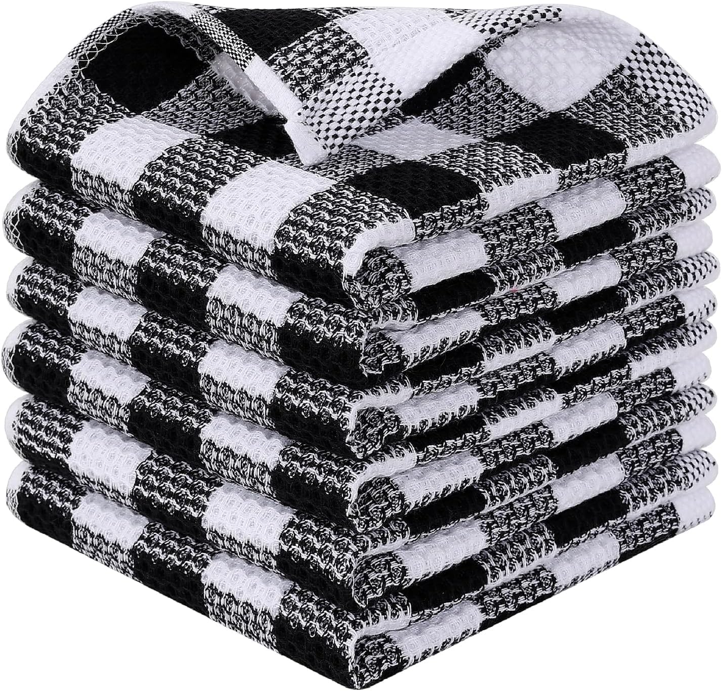 Ultra Absorbent Buffalo Plaid Dish Cloths