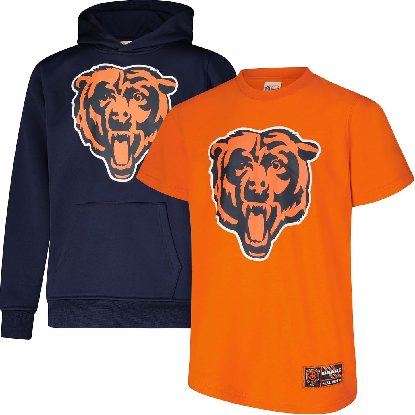 Ultra Game Youth NFL Super Soft T-Shirt & Hoodie Set for Fans