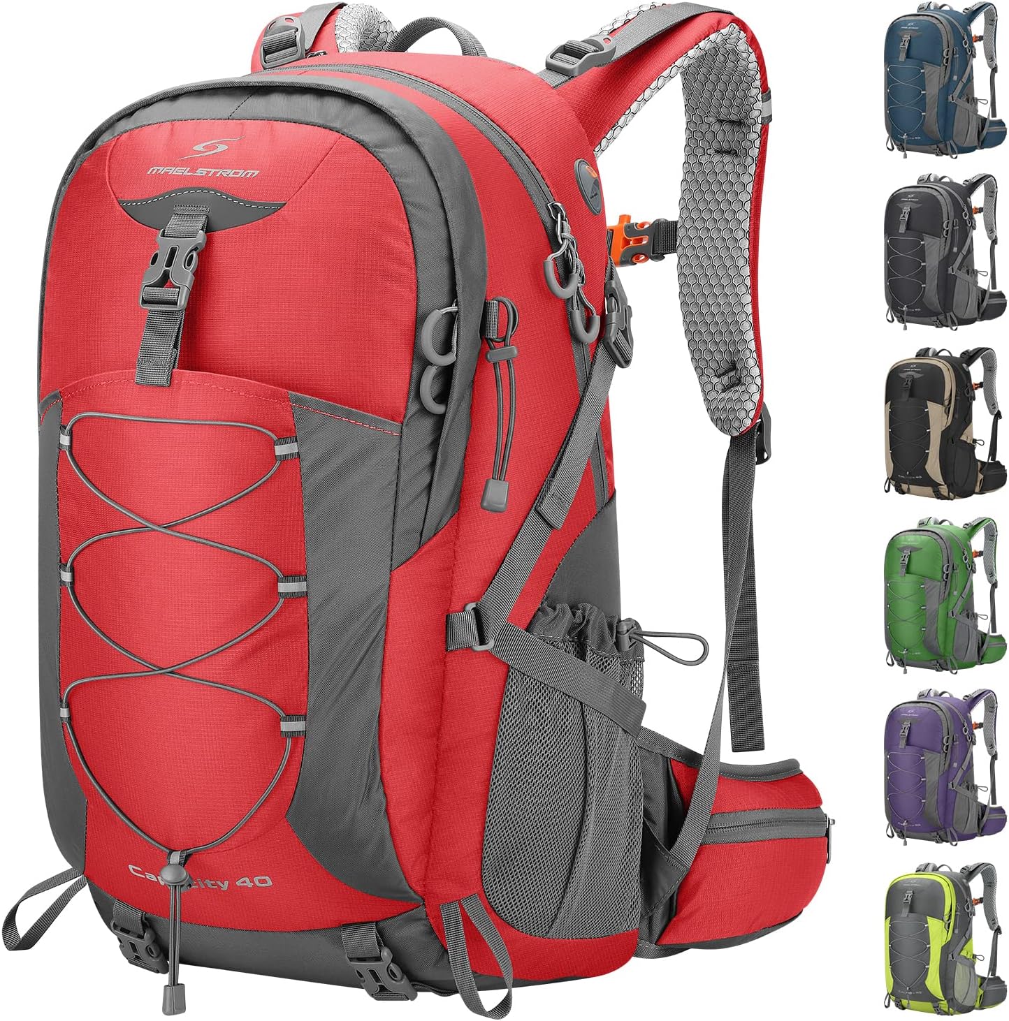 Maelstrom 40L Waterproof Hiking Backpack for Outdoor Adventures
