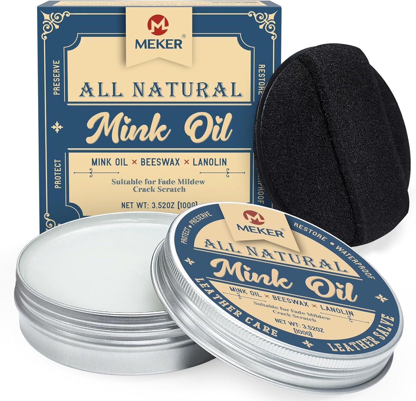 MEKER Mink Oil: Revive Leather Goods!