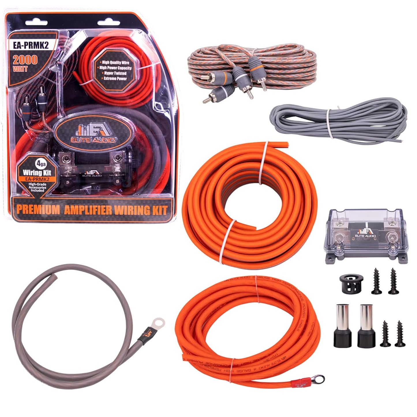 Elite Audio Premium Series Amp Kit for High-Power Installations
