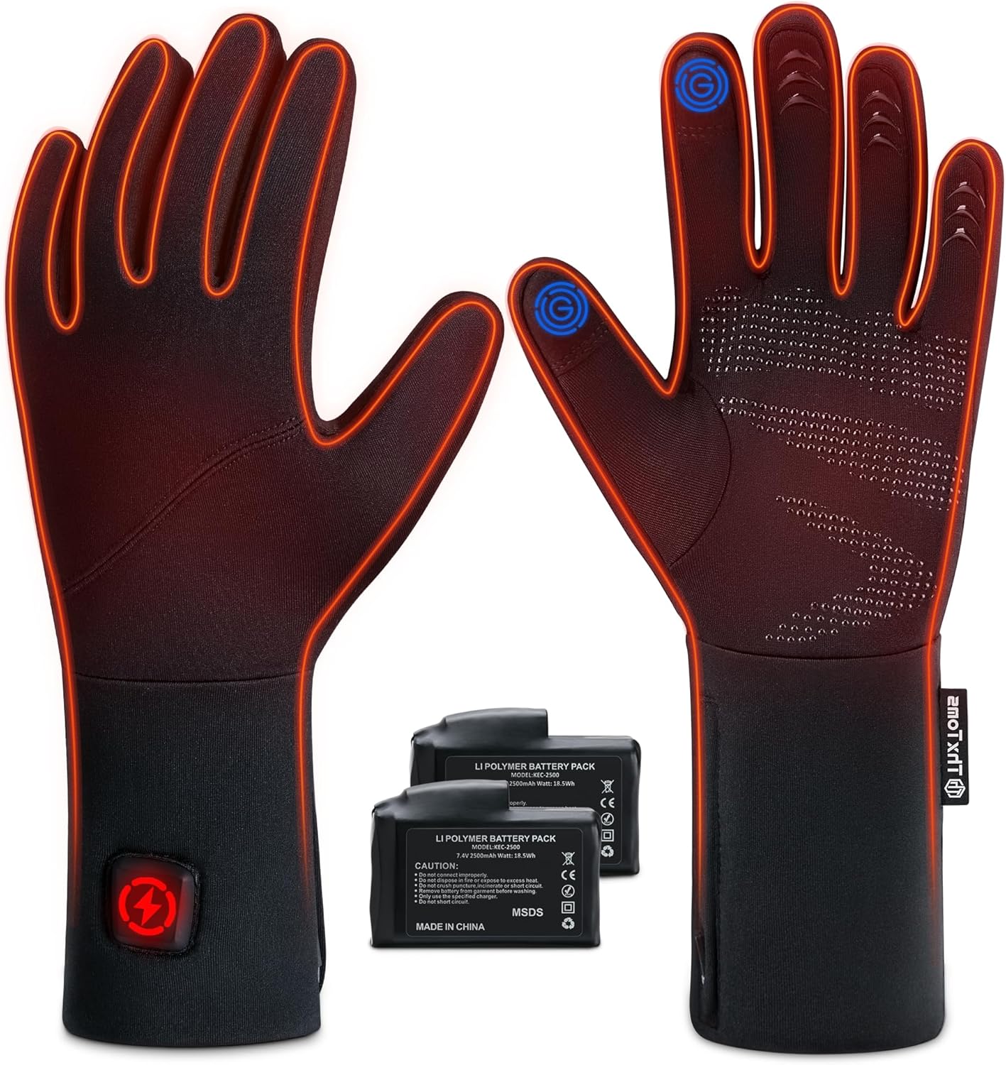 ThxToms Rechargeable Heated Glove Liners - Instant Heat!