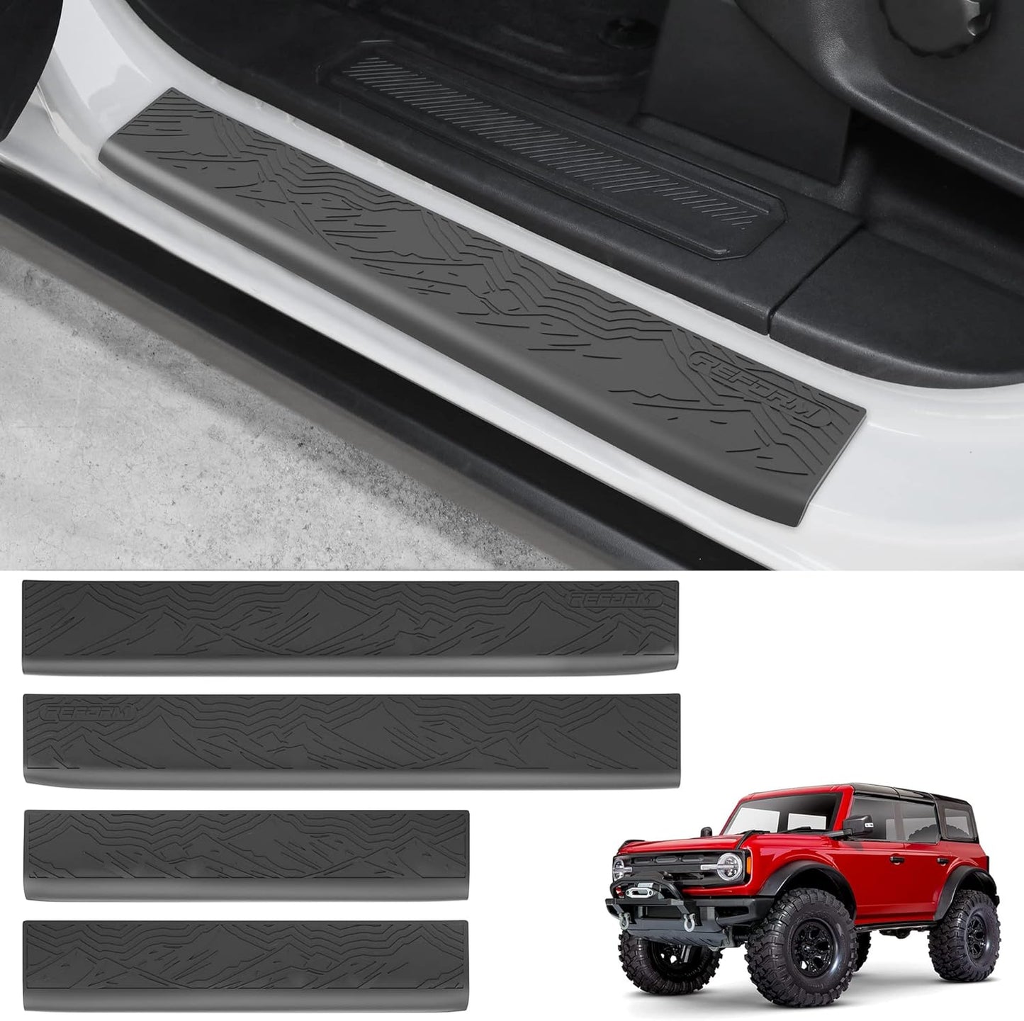 REFORM DESIGN Door Sill Guards for 2021+ Ford Bronco 4 Door