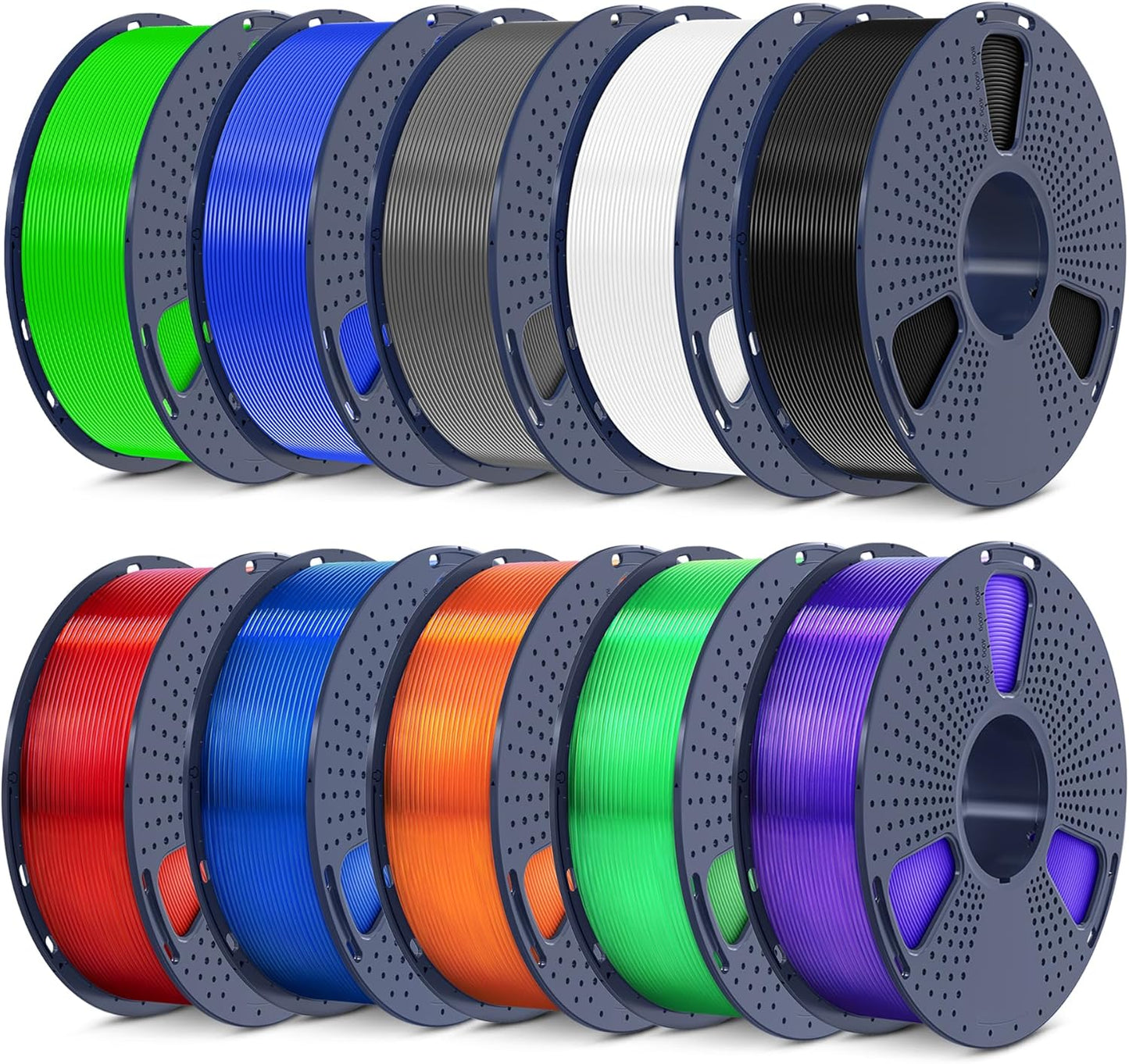 SUNLU PLA Filament Bundle 1.75mm for 3D Printing Enthusiasts