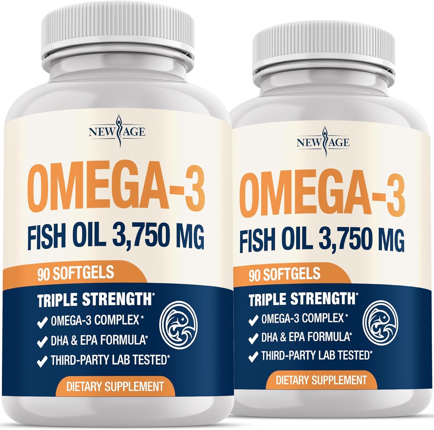 Triple Strength Omega 3 Fish Oil 3750 mg for Ultimate Support