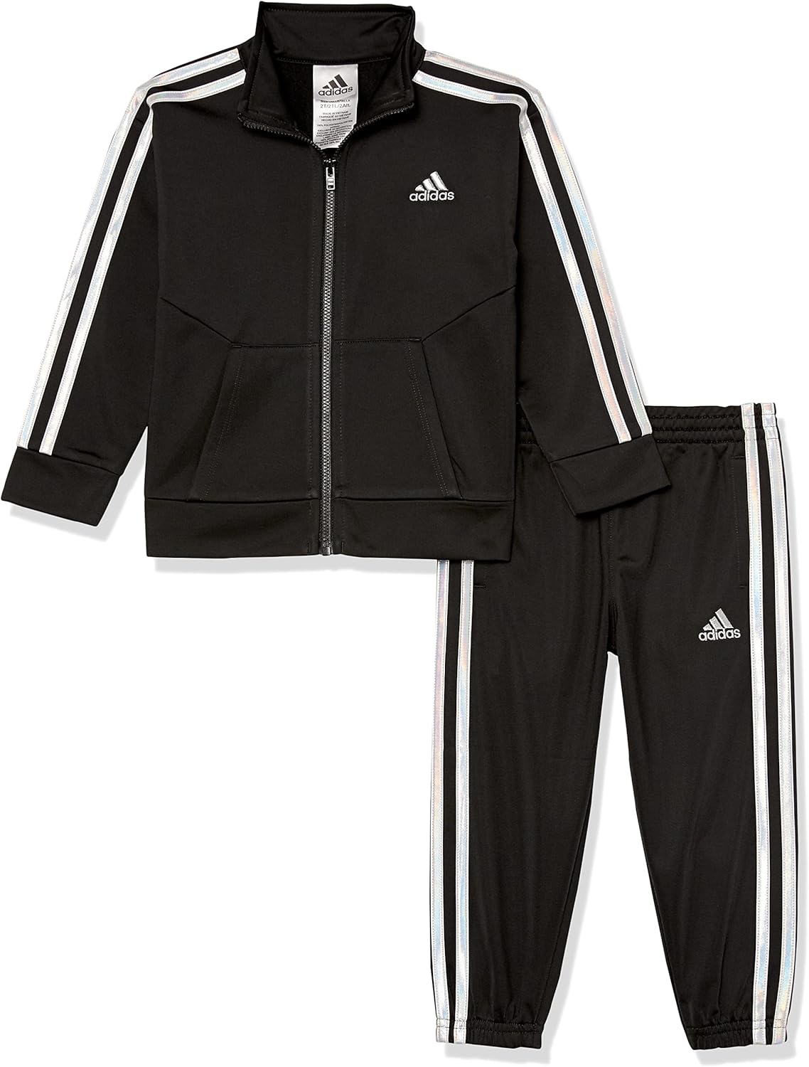 adidas Little Girl's Zip Front Classic Tricot Jacket Set Review