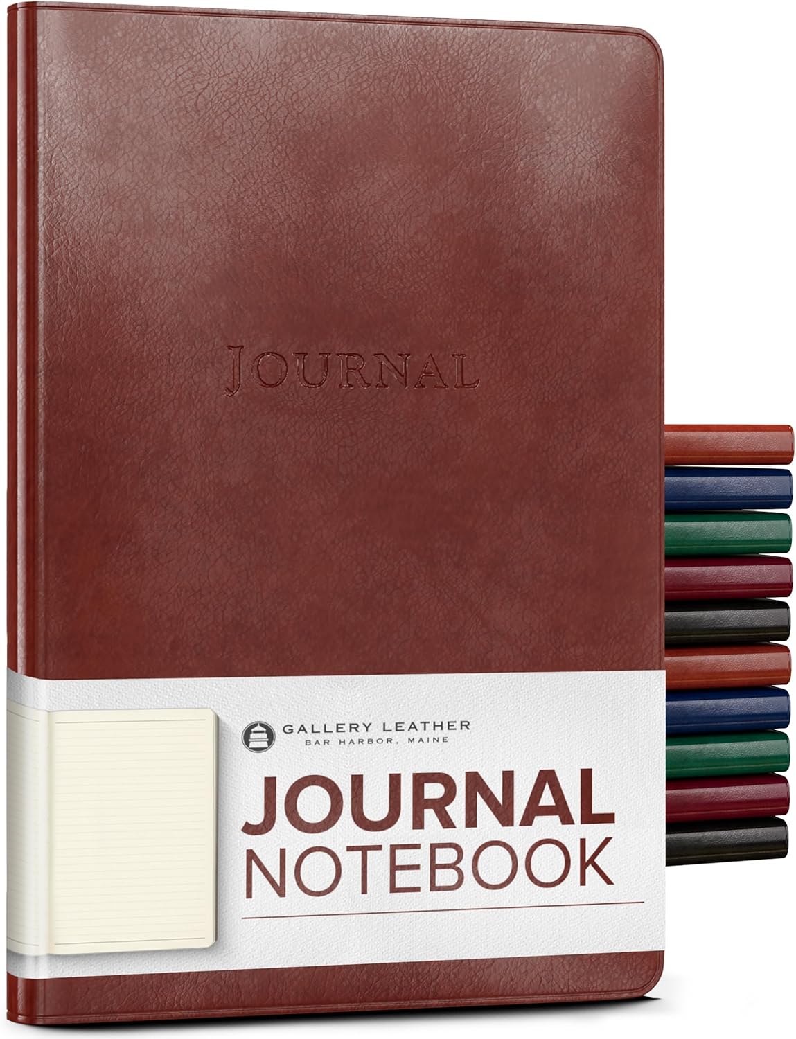 Gallery Leather Journal - Elegant Writing Notebook for Thoughts