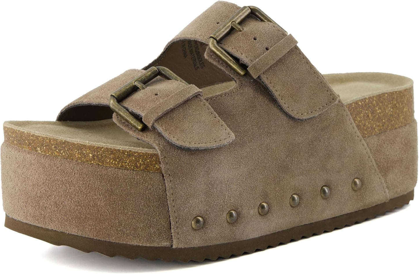 CUSHIONAIRE Guru Platform Sandals for Women - Stylish Comfort