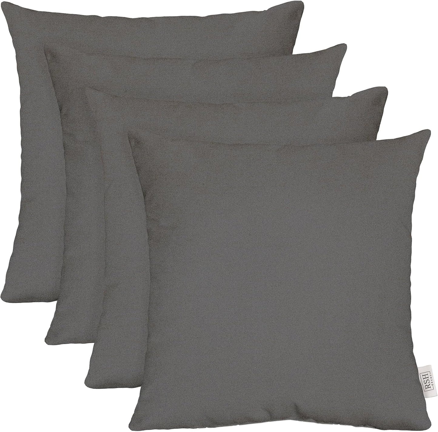 Sunbrella Square Throw Pillows Set of 4 for Outdoor Comfort